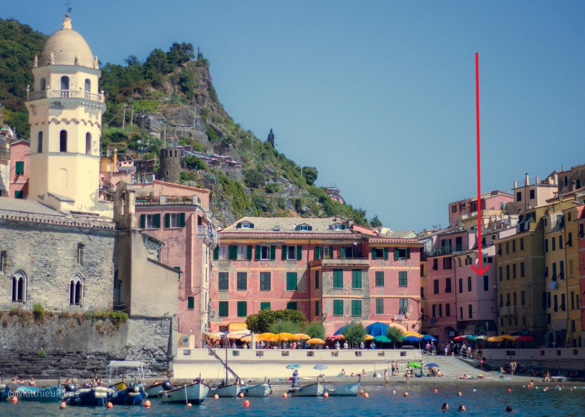 Marina Apartment, Unique, Authentic, Beachfront, 2 Aircondo Bdr , 2Bht, Easy To Train Or From Private Parking Vernazza Bagian luar foto